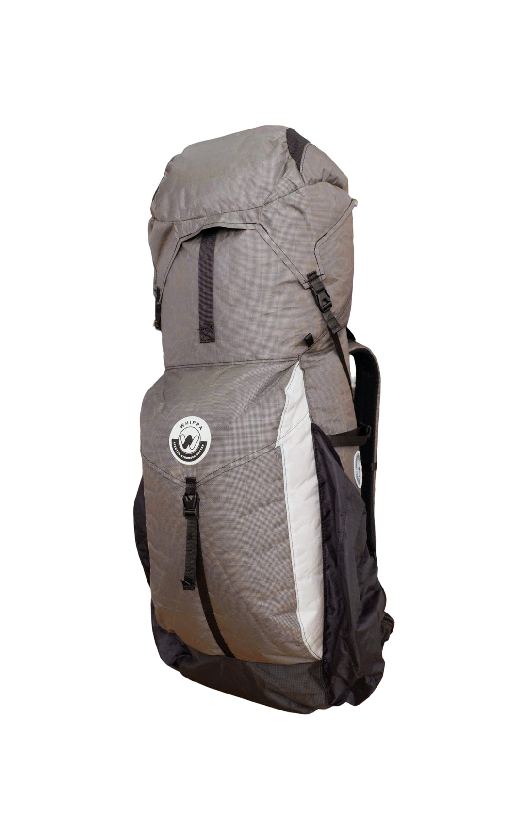 Whippa x Scotty's Gone Walkabout Colo 55 Ultralight Hiking Pack Small / Gravel Grey Black Out